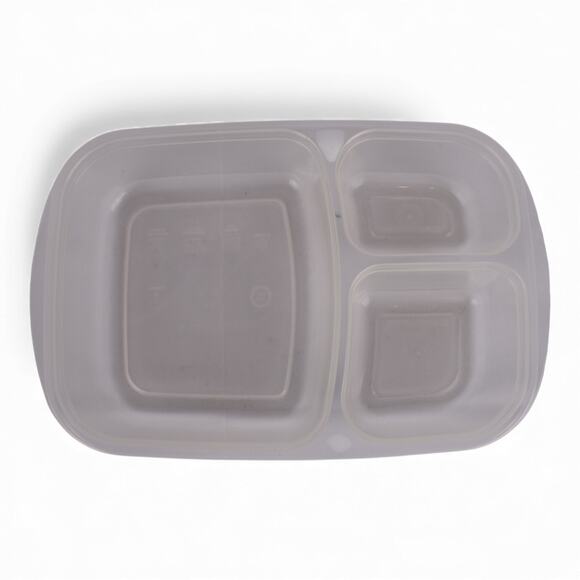 3-Compartment Bento Lunch Box – Set of 6 BPA-Free Containers / Lids & Utensils - Picture 4 of 7
